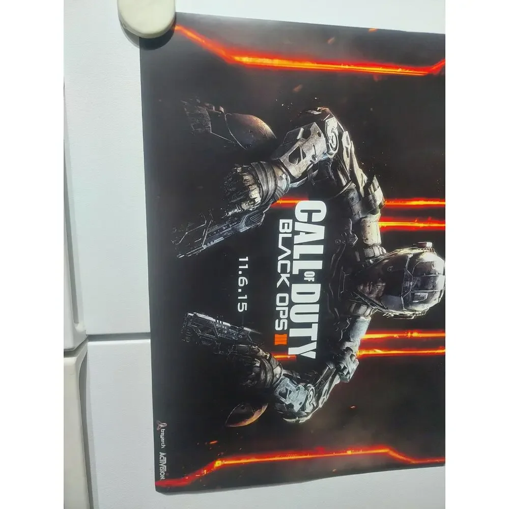 Call Of Duty Black Ops III 3 Only The Cursed Survive Zombies Double-Sided Poster